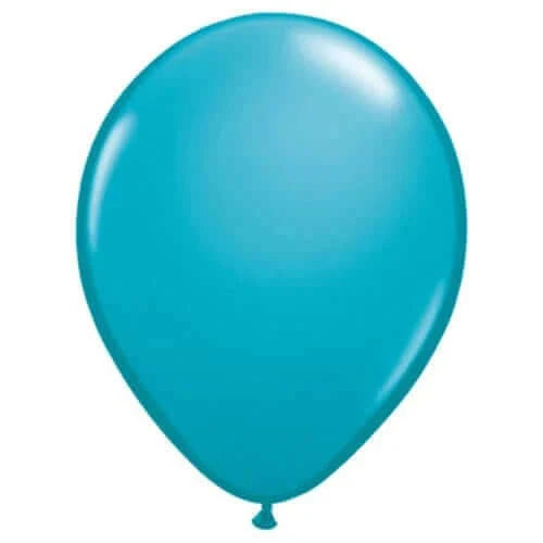 Qualatex - 11" Tropical Teal Latex Balloons (25ct) - SKU: - UPC:071444397964 - Party Expo