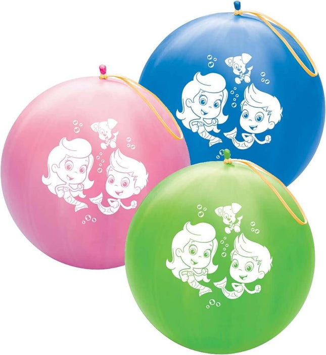 Qualatex - 14" Bubble Guppies Punch Ball Latex Balloon (1ct) - SKU:65897 - UPC:071444658973 - Party Expo