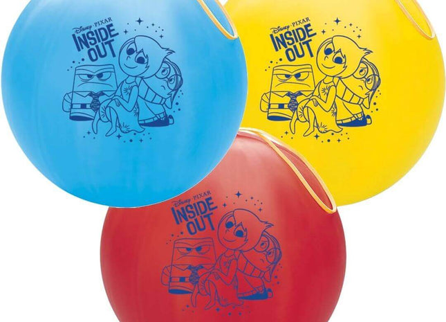 Qualatex - 14" Disney Inside Out Latex Punch Ball Balloon (1ct) - SKU:23085 - UPC:071444230858 - Party Expo