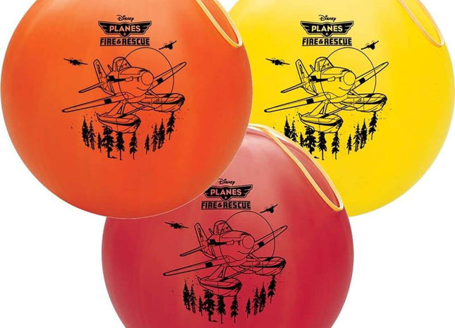 Qualatex - 14" Disney Planes Fire & Rescue Latex Punch Ball Balloon (1ct) - SKU:18605 - UPC:071444186056 - Party Expo