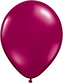 Qualatex - 16" Sparkling Burgundy Latex Balloons (50ct) - SKU:6682 - UPC:071444438599 - Party Expo