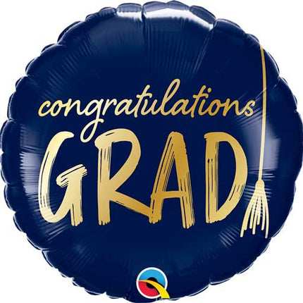 18" Congrats Grad Tassel Mylar Balloon - G17 - SKU:110922 - UPC:071444215589 - Party Expo