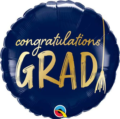 18" Congrats Grad Tassel Mylar Balloon - G17 - SKU:110922 - UPC:071444215589 - Party Expo