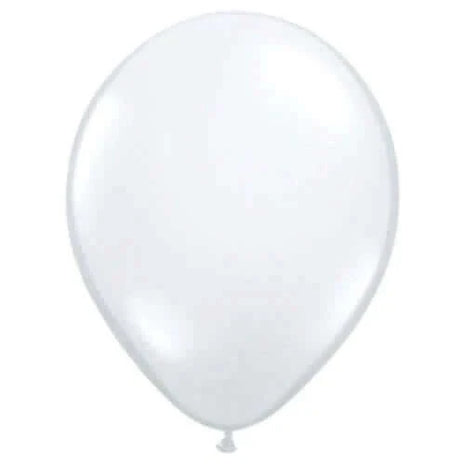 Qualatex - 5" Diamond Clear Latex Balloons (100ct) - SKU:6494 - UPC:071444435529 - Party Expo