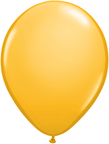 Qualatex - 5" Goldenrod Latex Balloons (100ct) - SKU:43559 - UPC:071444435598 - Party Expo