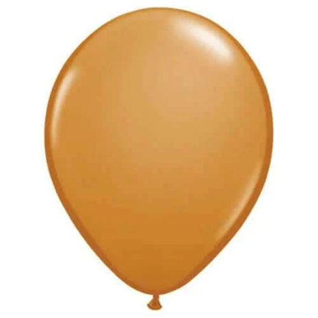 Qualatex - 5" Mocha Brown Latex Balloons (100ct) - SKU:10861 - UPC:071444993777 - Party Expo