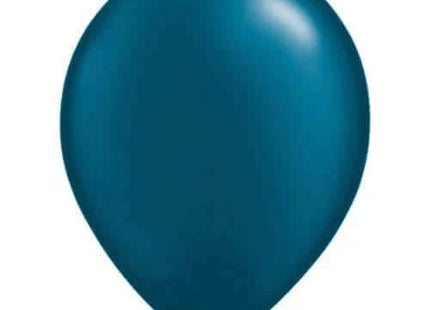 Qualatex - 5" Pearl Midnight Blue Latex Balloons (100ct) - SKU:6527 - UPC:071444435895 - Party Expo