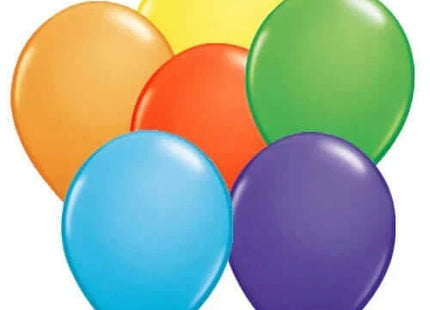 Qualatex - 5" Rainbow Latex Balloons (100ct) - SKU:85946 - UPC:071444494878 - Party Expo