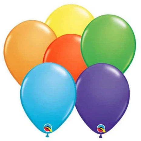 Qualatex - 5" Rainbow Latex Balloons (100ct) - SKU:85946 - UPC:071444494878 - Party Expo