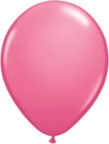 Qualatex - 5" Rose Latex Balloons (100ct) - SKU:6538 - UPC:071444436007 - Party Expo