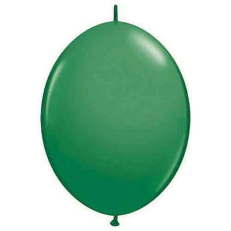 Qualatex - 6" QuickLink Green Latex Balloons (50ct) - SKU:63569 - UPC:071444901987 - Party Expo