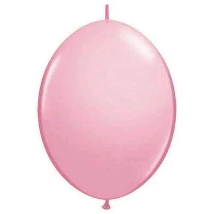 Qualatex - 6" QuickLink Pink Latex Balloons (50ct) - Party Expo