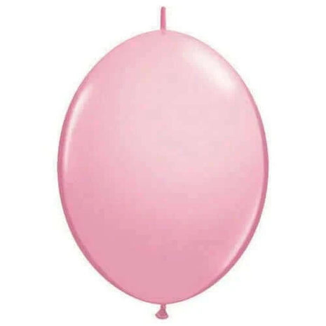 Qualatex - 6" QuickLink Pink Latex Balloons (50ct) - SKU:90180 - UPC:071444901802 - Party Expo