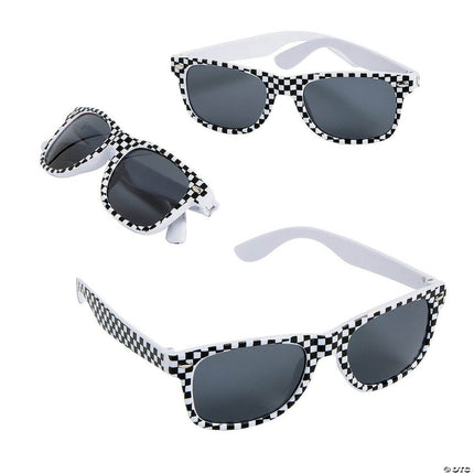 Race Car Sunglasses (1 count) - SKU:3L-13760771 - UPC:889070646802 - Party Expo