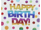 Rainbow Foil Happy Birthday Lunch Napkins - SKU:335534 - UPC:039938550202 - Party Expo