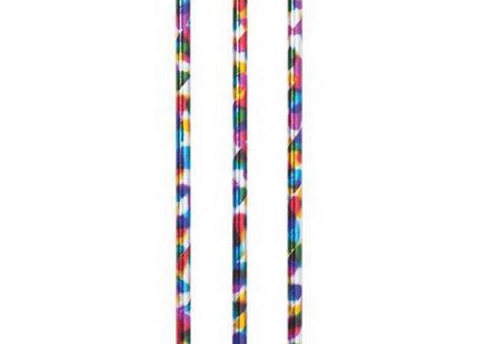 Rainbow Foil Straws Pr - SKU:338567 - UPC:039938604509 - Party Expo