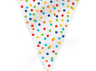 Rainbow Polka Dots Flag Banner - SKU:58268 - UPC:011179582686 - Party Expo