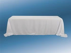 Rectangle Polyester Tablecloth Full Drop White - 90