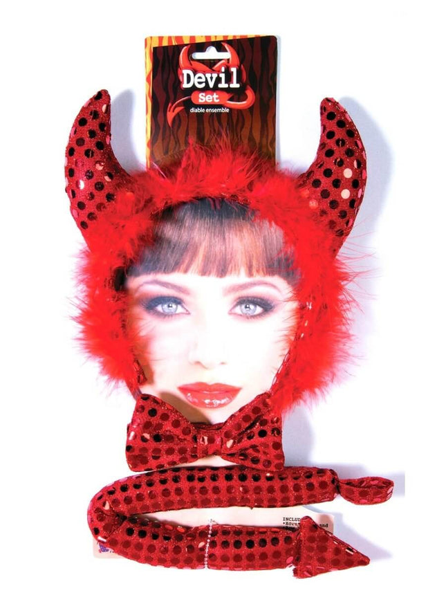 Red Devil Dress Up Kit - SKU:70809 - UPC:721773708091 - Party Expo