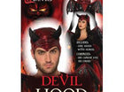 Red Devil Hood Headpiece - SKU:81212 - UPC:721773812125 - Party Expo