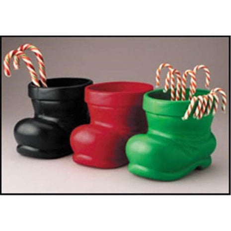 Red Santa Boot (1 piece) - SKU:PAC5001 - UPC:042465950018 - Party Expo