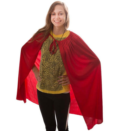 Red Superhero Cape-36 In Long - SKU:CM41 - UPC:049392285411 - Party Expo