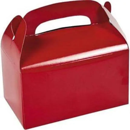 Red Treat Boxes ( 6 count) - Party Expo