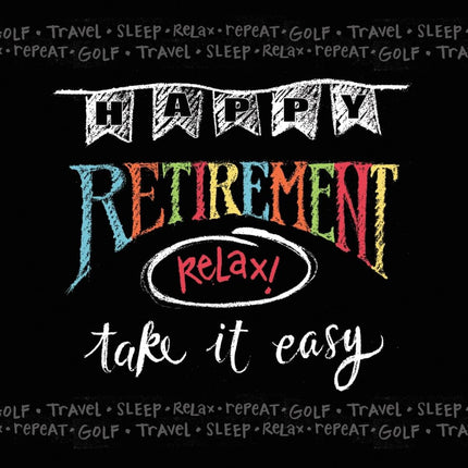 Retirement Chalk Lunch Napkins - SKU:665977 - UPC:039938222512 - Party Expo