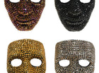 Rhinestone Mask Assorted (1 count) - SKU:M0386R - UPC:831687036361 - Party Expo