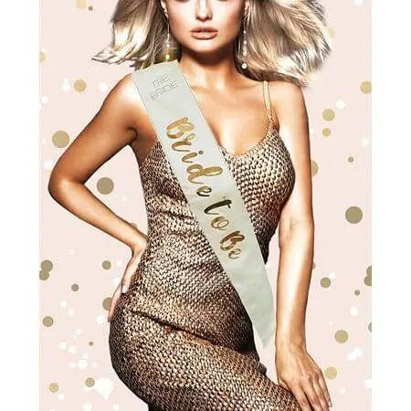 Rose Gold Bride To Be Sash - Party Expo