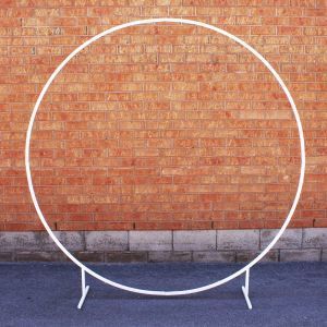 Round Metal Balloon Frame (FOR RENTAL ONLY) - SKU: - UPC: - Party Expo