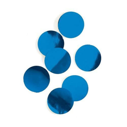 Royal Blue Confetti Foil Dots - SKU:9733298 - UPC:098111237828 - Party Expo