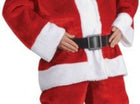 Santa Claus Plush Costume Suit - (42-48) - SKU:CA-0001 - UPC:099996028402 - Party Expo