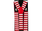 Santa Suspenders - Red And White - SKU:F77436 - UPC:721773774362 - Party Expo