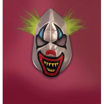 Scary Clown Wrestling Mask - SKU:81229 - UPC:721773812293 - Party Expo