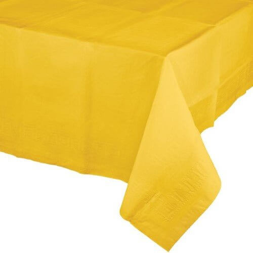 School Bus Yellow Tablecover - SKU:710234 - UPC:039938155926 - Party Expo