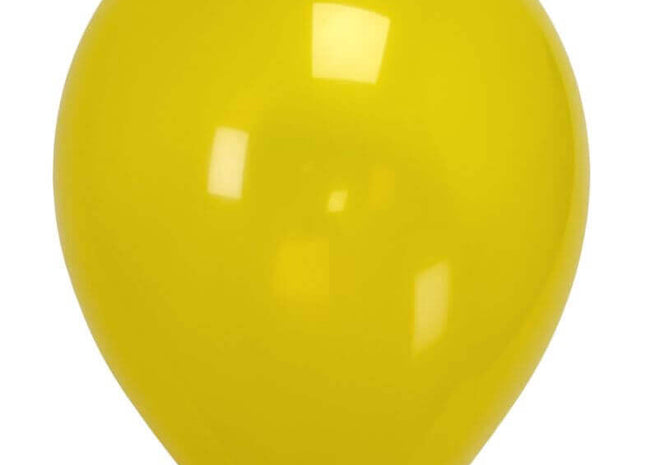 Sempertex - 11" Crystal Yellow Latex Balloons (50pcs) - SKU:234366 - UPC:7703340234366 - Party Expo