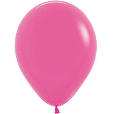 Sempertex - 11" Deluxe Fuchsia Latex Balloons (100 Count) - SKU:530101 - UPC:030625530101 - Party Expo