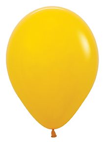 Sempertex - 11" Deluxe Honey Yellow Latex Balloons (100pcs) - SKU:535261 - UPC:030625535267 - Party Expo