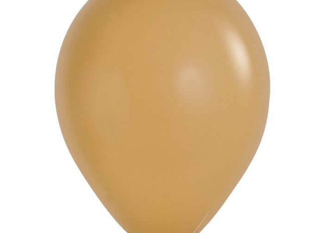 Sempertex - 11" Deluxe Latte Latex Balloons (100ct) - SKU:534281 - UPC:030625534284 - Party Expo