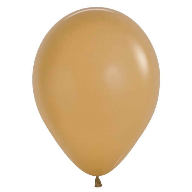 Sempertex - 11" Deluxe Latte Latex Balloons (100ct) - SKU:534281 - UPC:030625534284 - Party Expo