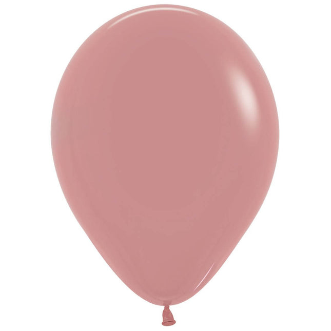 Sempertex - 11" Deluxe Rosewood Latex Balloons (100pcs) - SKU:531641 - UPC:030625531641 - Party Expo