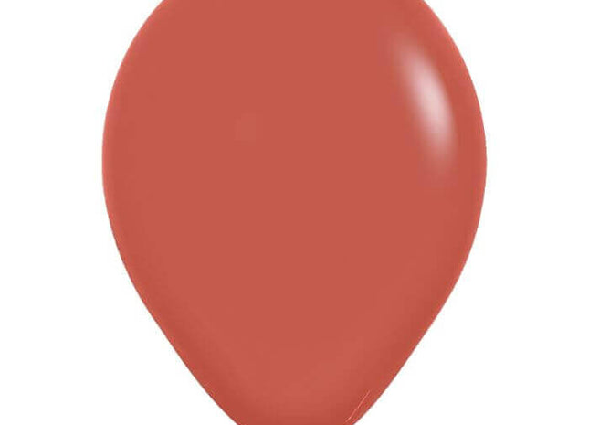 Sempertex - 11" Deluxe Terracotta Latex Balloons (100ct) - SKU:533701 - UPC:030625533706 - Party Expo