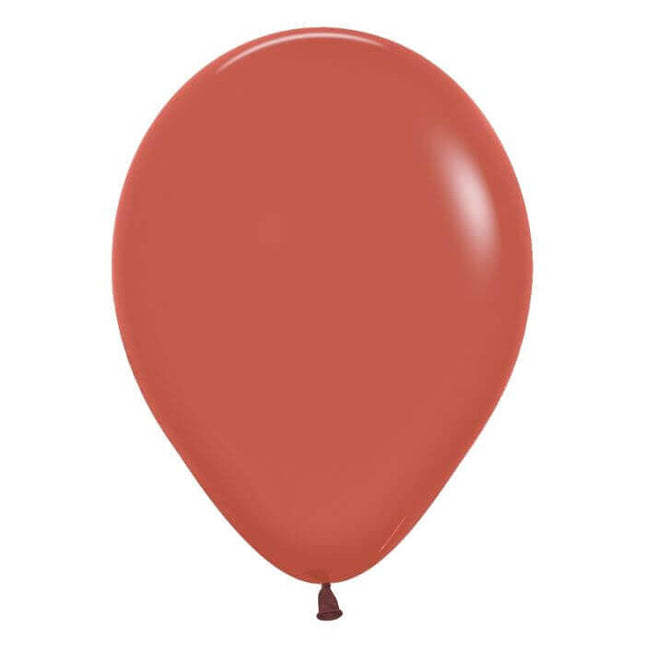 Sempertex - 11" Deluxe Terracotta Latex Balloons (100ct) - SKU:533701 - UPC:030625533706 - Party Expo