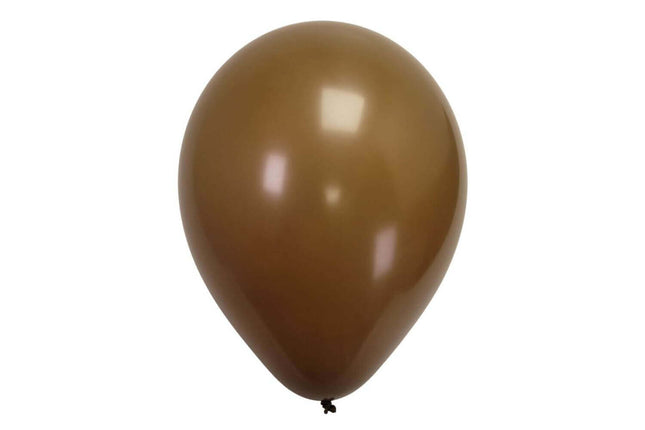 Sempertex - 11" Fashion Coffee Latex Balloons (50pcs) - SKU:205717 - UPC:7703340205717 - Party Expo