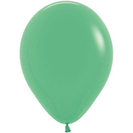 Sempertex - 11" Fashion Green Latex Balloons (100pcs) - SKU:530041 - UPC:030625530040 - Party Expo