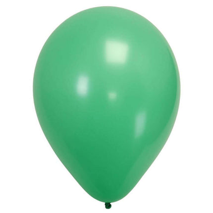Sempertex - 11" Fashion Green Latex Balloons (50pcs) - SKU:230467 - UPC:7703340230467 - Party Expo