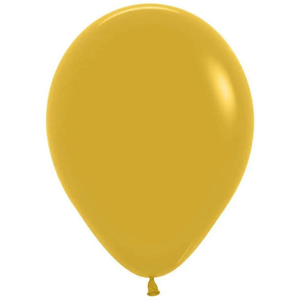 Sempertex - 11" Fashion Mustard Latex Balloons (50pcs) Party Expo  