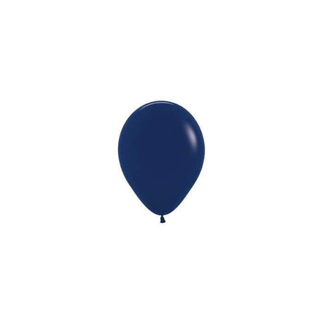 Sempertex - 11" Fashion Navy Latex Balloons (100ct) - SKU:531701 - UPC:030625531702 - Party Expo