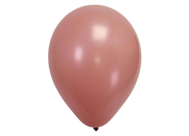 Sempertex - 11" Fashion Rosewood Latex Balloons (50pcs) - SKU:253367 - UPC:7703340253367 - Party Expo